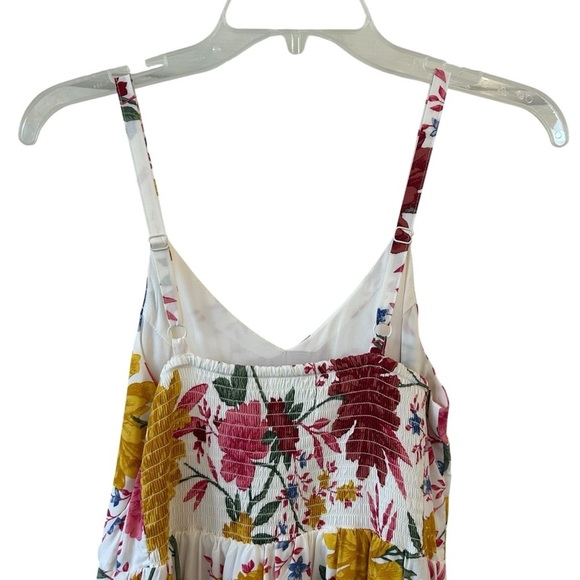 NEW Old Navy Floral Maxi Dress Spaghetti Straps Smocked w/Pockets - Picture 5 of 12